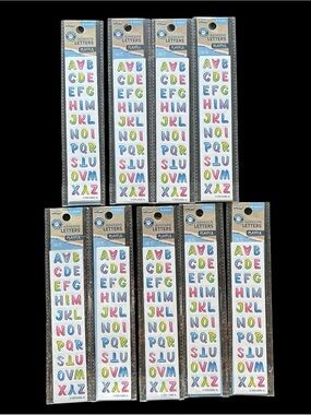 9 ArtSkills Crafter's Closet Alphabet Stickers Letters 960 Total Colorful Lot